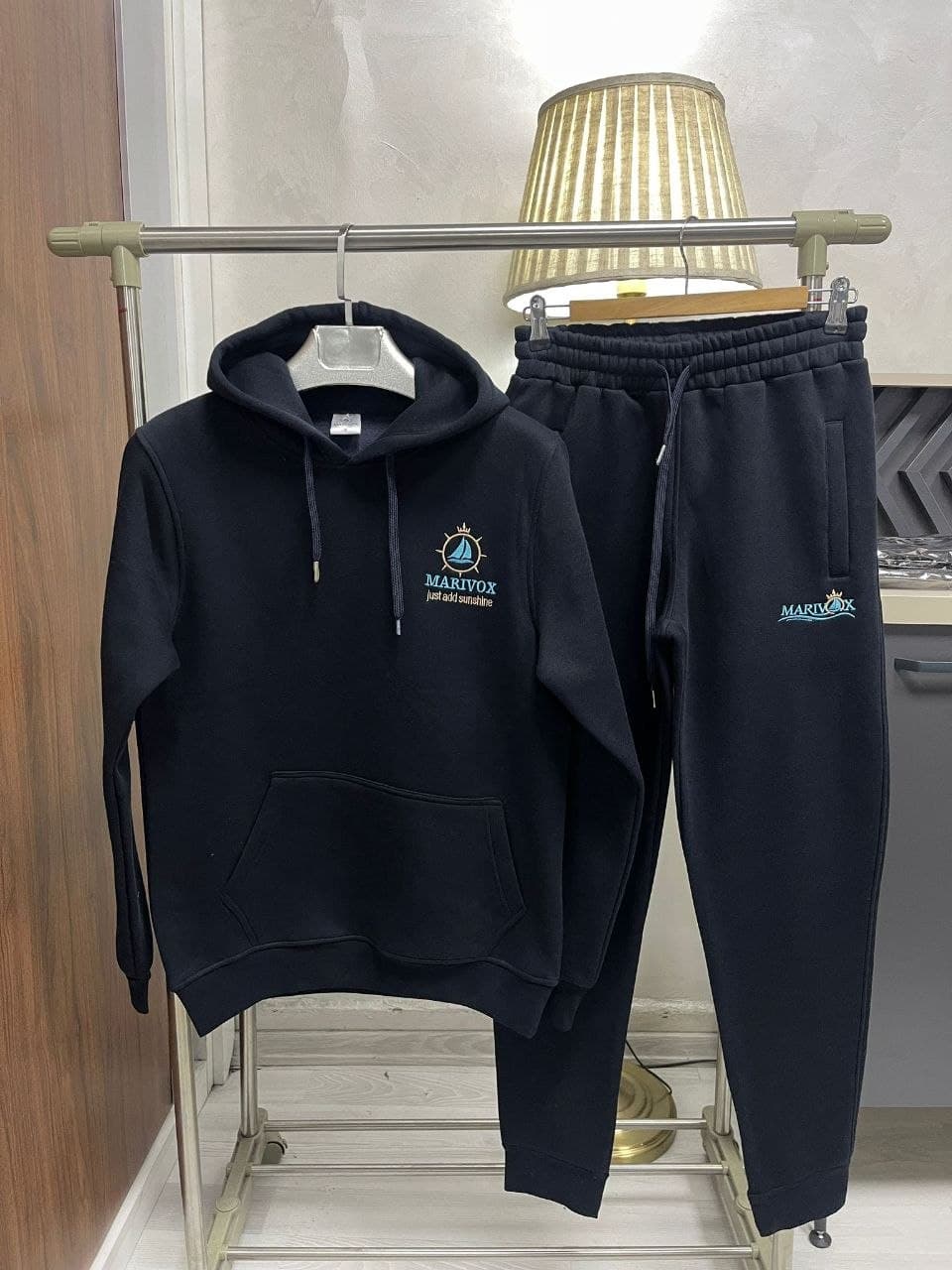 Marivox — yachting wear, harbor navy tracksuit